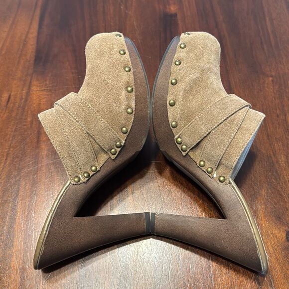 Dana Buchman Tan Heeled Mules Hazelton Desert Women’s US 8.5 M - Picture 3 of 9